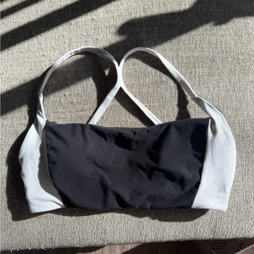 BuffBunny Black and White Sports Bra
